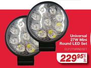 Universal Mini Round 27W LED Set ELP.27WRNDSET-Per Set