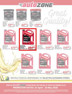 AutoZone : Upgrade Your Drive (23 April - 10 May 2026), page 16