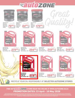 AutoZone : Upgrade Your Drive (23 April - 10 May 2026), page 16