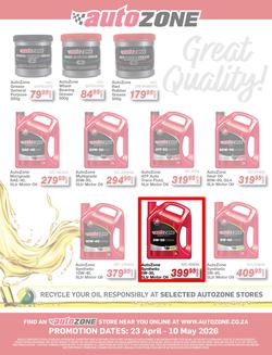 AutoZone : Upgrade Your Drive (23 April - 10 May 2026), page 16