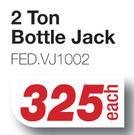 Auto Kraft 2 Ton Bottle Jack FED.VJ1002-Each