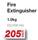 1.0Kg Fire Extinguisher FED.FIRE1KG