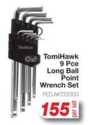 Tomi Hawk 9 Pce Long Ball Point Wrench Set FED.AKT22933-Per Set