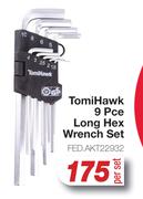 Tomi Hawk 9 Pce Long Hex Wrench Set FED.AKT22932-Per Set