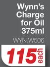 Wynn's Charge For Oil WYN.W506-375ml Each