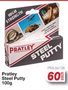 Pratley Steel Putty PRA.84136-100g Each