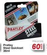 Pratley Steel Quickset PRA.87005-36ml Each