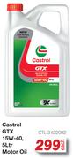 Castrol GTX 15W-40, Motor Oil CTL.3422032-5L Each