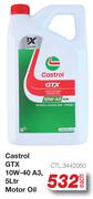 Castrol GTX 10W-40 A3, Motor Oil CTL-3442050-5L Each