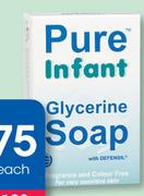 Pure Infant Glycerine Soap-100g Each