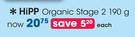 Hipp Organic Stage 2-190g