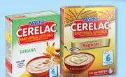 Nestle Cerelac Baby Cereal Stage 1, 2 Or 3-250g Per Pack