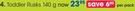 Clicks Made 4 Baby Toddler Rusks-140g