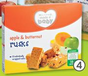 Clicks Made 4 Baby Toddler Rusks-140g