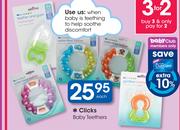 Clicks Baby Teethers-Each