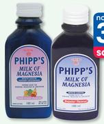 Phipp's Milk Of Magnesia-100ml Each