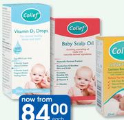 Colief Baby Scalp Oil-30ml Or Vitamin D3 Drops-30ml Each