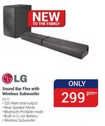 LG Sound Bar Flex With Wireless Subwoofer SJ7