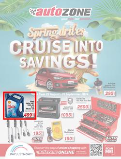 Autozone : Cruise Into Savings (22 August - 02 September 2024), page 1