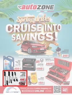 Autozone : Cruise Into Savings (22 August - 02 September 2024), page 1
