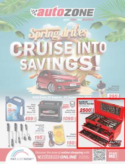 Autozone : Cruise Into Savings (22 August - 02 September 2024), page 1
