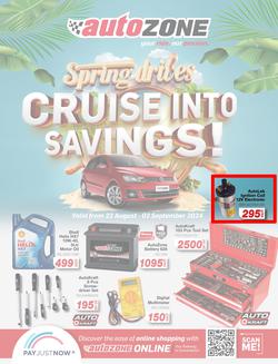Autozone : Cruise Into Savings (22 August - 02 September 2024), page 1