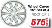 Wheel Cover 15" Set Of 4 FED.ZT102715-Per Set