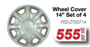 Wheel Cover 14" Set Of 4 FED.ZT50714