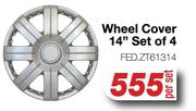 Wheel Cover 14" Set Of 4 FED.ZT61314-Per Set