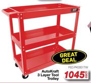Auto Kraft 3 Layer Tool Trolley FED.PK0001TW