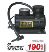 Auto Kraft Air Compressor 2V 1724KPA FED.VAC901-Each