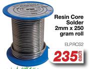 Resin Core Solder 2mm x 250 Gram Roll ELP.RCS2-Each
