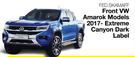 Skinz Custom Fit Seat Covers Front For VW Amarok Models 2017- Extreme Canyon Dark Label FED.SKAMAFF