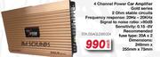 Star Sound 4 Channel Power Car Amplifier Gold Series STA.SSAGLD95004