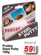 Pratley Steel Putty PRA.84136-100g Each