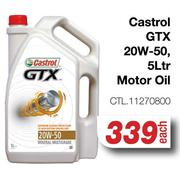 Castrol GTX 20W-50 Motor Oil CTL.11270800-5Ltr
