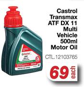 Castrol Transmax ATF DX 11 Multi Vehicle Motor Oil CTL.12103765-500ml