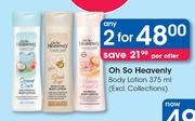 Oh So Heavenly Body Lotion-2 x 375ml