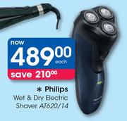 Philips Wet & Dry Electric Shaver AT620/14