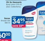 Sanex Shower Gel-500ml Each