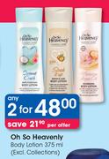Oh So Heavenly Body Lotion-2 x 375ml