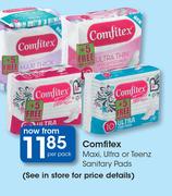 Comfitex Maxi, Ultra Or Teenz Sanitary Pads-Per Pack