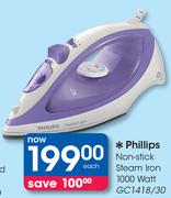 Philips Non Stick Steam Iron 1000 Watt GC1418/30
