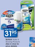 Schick Hydro 5 Shaving Products-Each