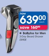 Babyliss For Men 3 Day Beard Shaver E890E