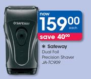 Safeway Dual Foil Precision Shaver JA-TC909