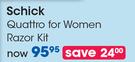Schick Quattro For Women Razor KIt