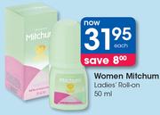 Women Mitchum Ladies Roll-On-50ml Each