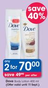 Dove Body Lotion-2X400ml