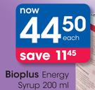 Bioplus Energy Syrup-200ml